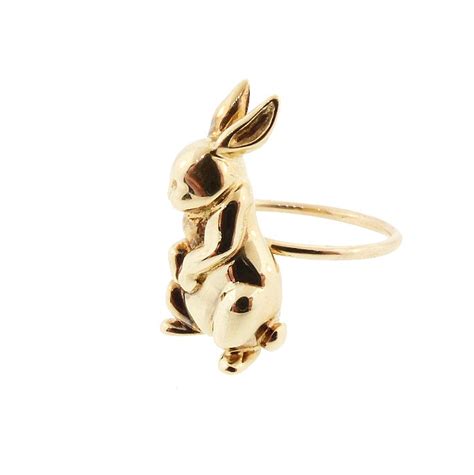 rabbit ring gold